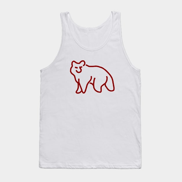 Bear Tank Top by kmtnewsman